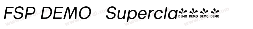 FSP DEMO   Supercla字体转换